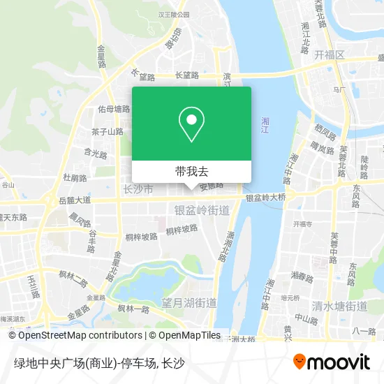 绿地中央广场(商业)-停车场地图