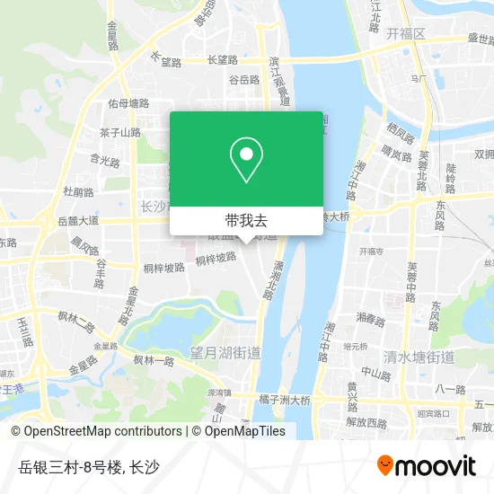 岳银三村-8号楼地图
