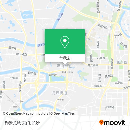 御景龙城-东门地图
