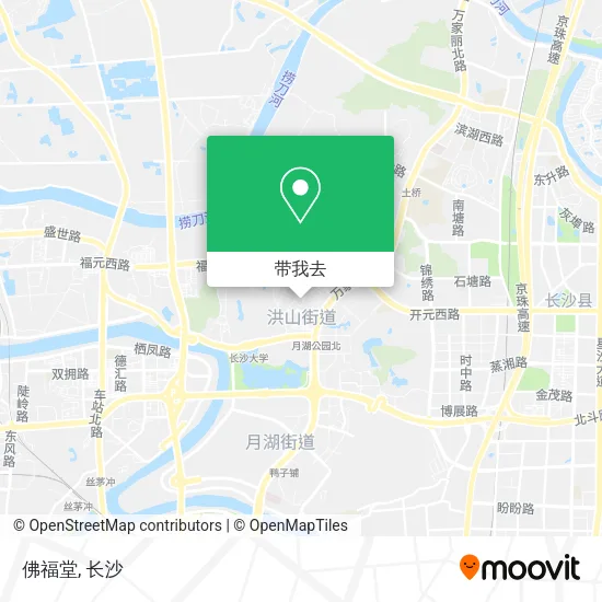 佛福堂地图