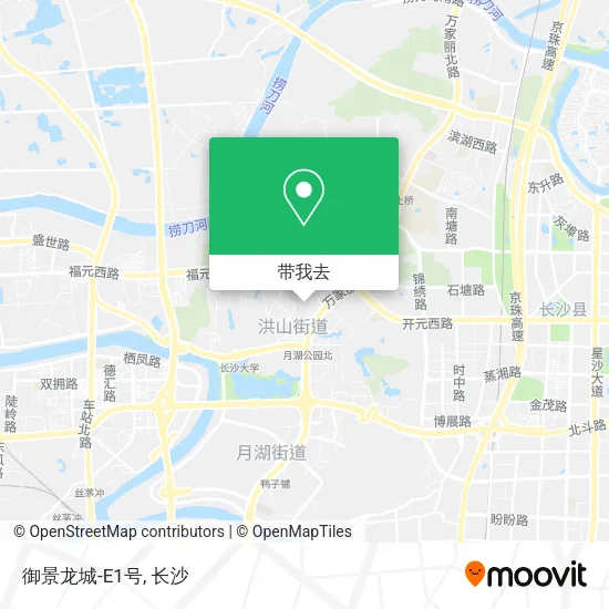 御景龙城-E1号地图