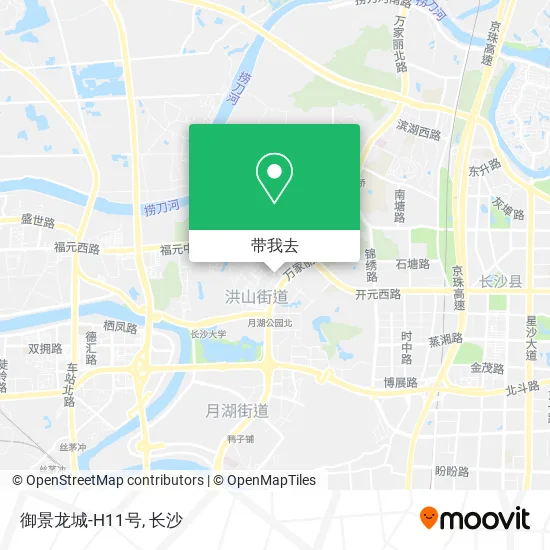 御景龙城-H11号地图