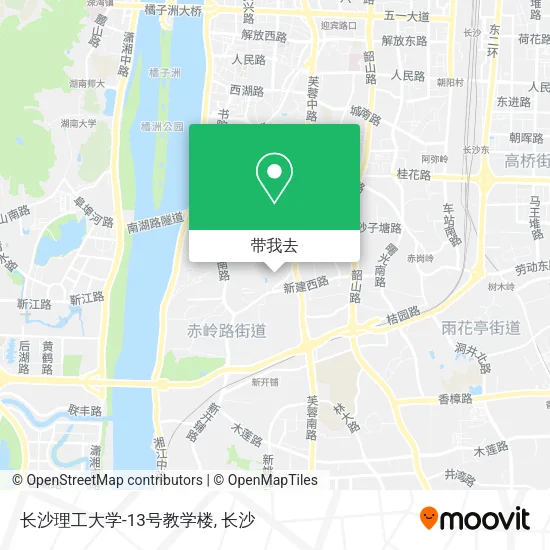 长沙理工大学-13号教学楼地图