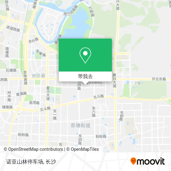 诺亚山林停车场地图