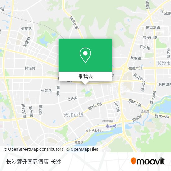 长沙麓升国际酒店地图