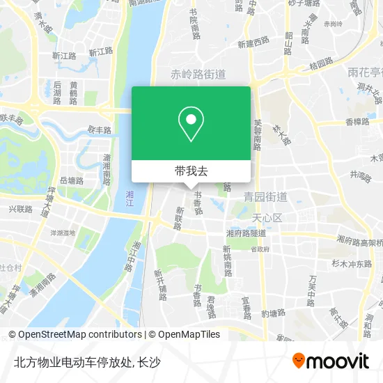 北方物业电动车停放处地图