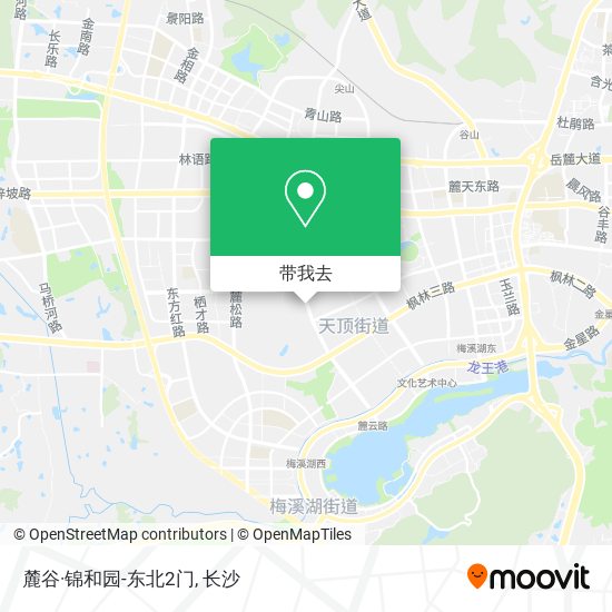 麓谷·锦和园-东北2门地图
