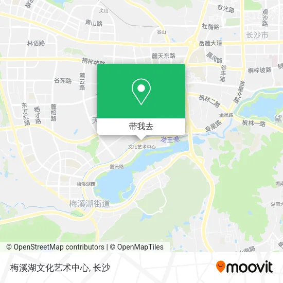 梅溪湖文化艺术中心地图