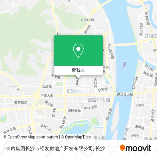 长房集团长沙市经发房地产开发有限公司地图