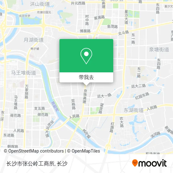 长沙市张公岭工商所地图