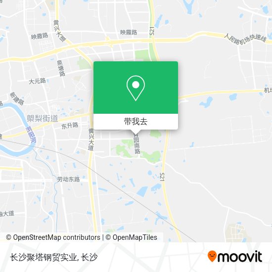 长沙聚塔钢贸实业地图