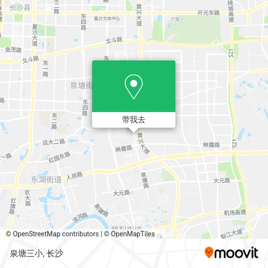 泉塘三小地图