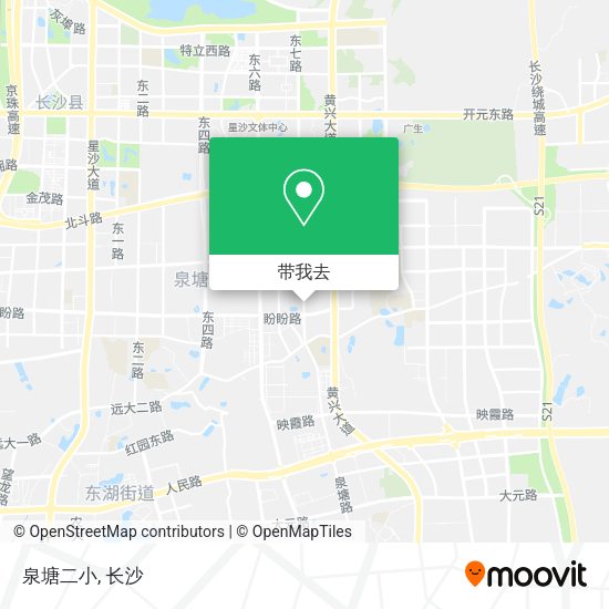 泉塘二小地图