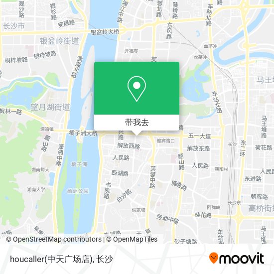 houcaller(中天广场店)地图