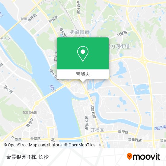 金霞银园-1栋地图