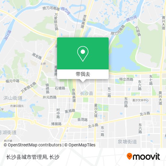 长沙县城市管理局地图