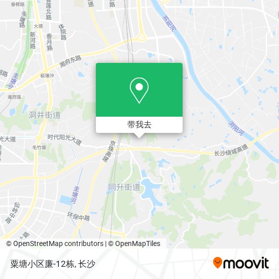 粟塘小区廉-12栋地图
