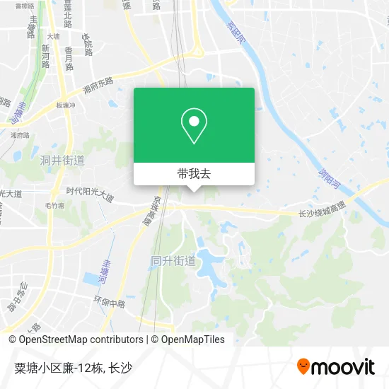 粟塘小区廉-12栋地图