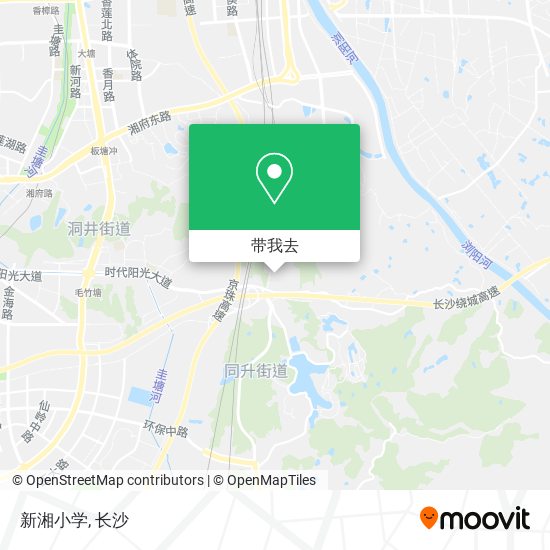 新湘小学地图