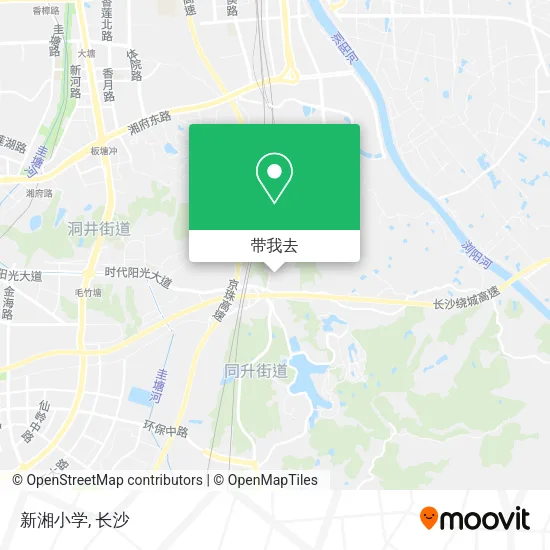 新湘小学地图