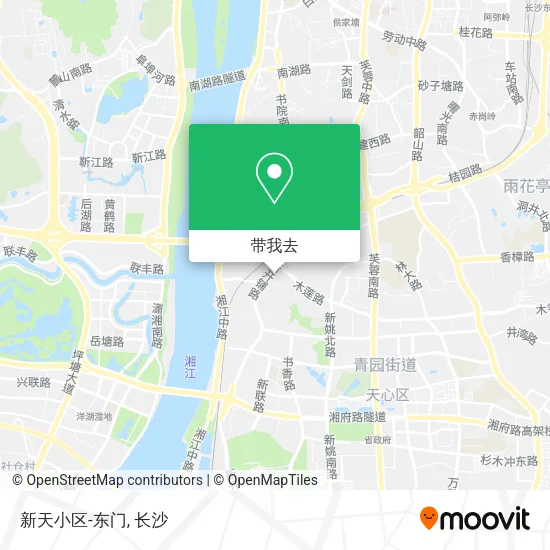 新天小区-东门地图