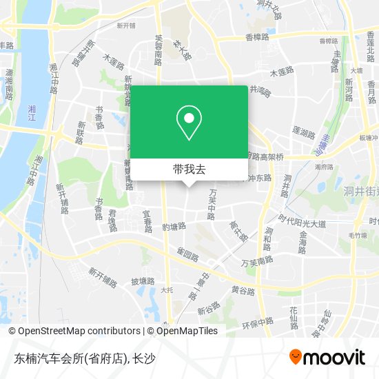 东楠汽车会所(省府店)地图