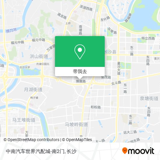 中南汽车世界汽配城-南2门地图