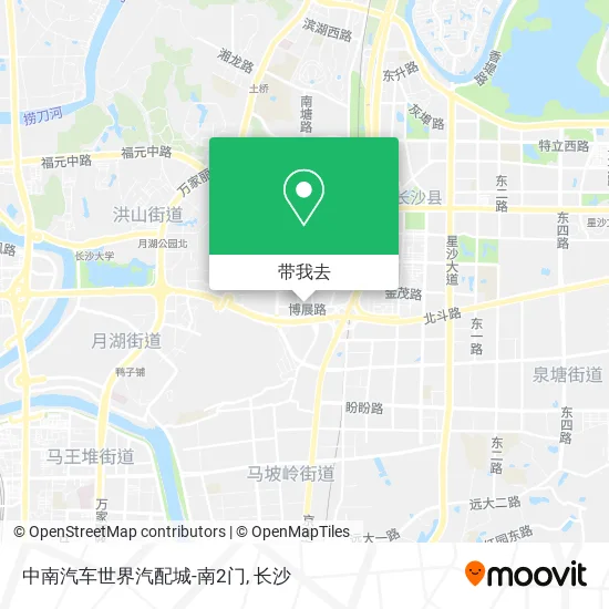 中南汽车世界汽配城-南2门地图