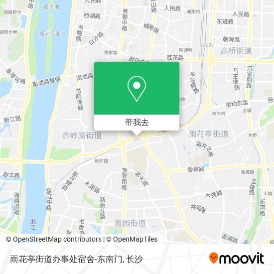 雨花亭街道办事处宿舍-东南门地图