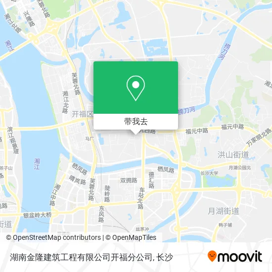湖南金隆建筑工程有限公司开福分公司地图