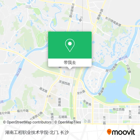 湖南工程职业技术学院-北门地图