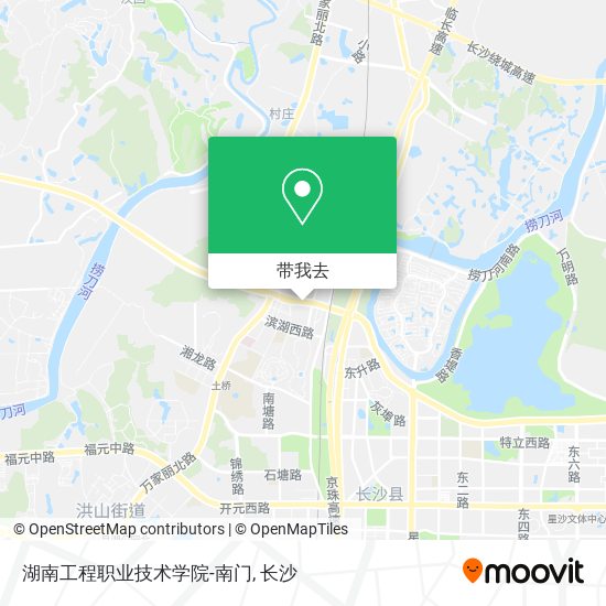 湖南工程职业技术学院-南门地图