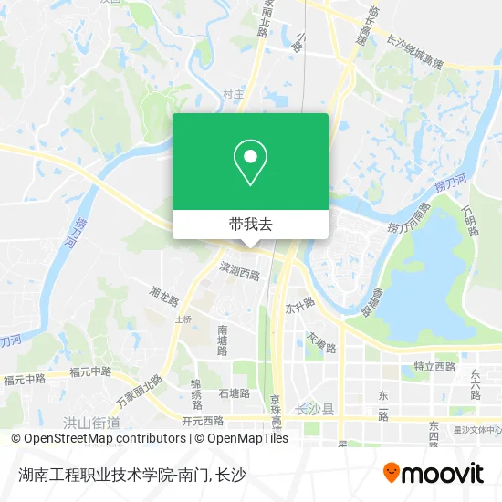 湖南工程职业技术学院-南门地图