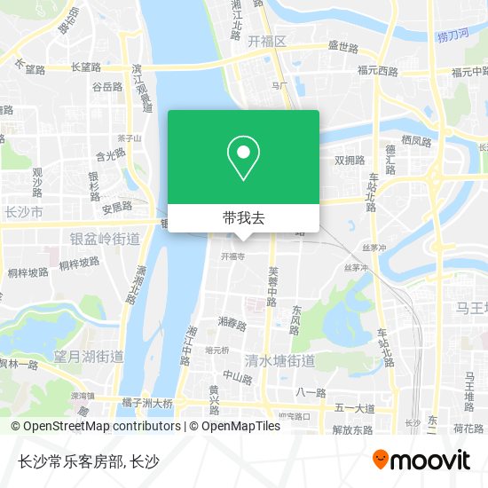 长沙常乐客房部地图
