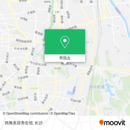 韩雅美容养生馆地图