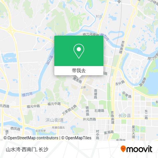 山水湾-西南门地图