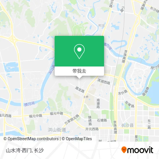山水湾-西门地图