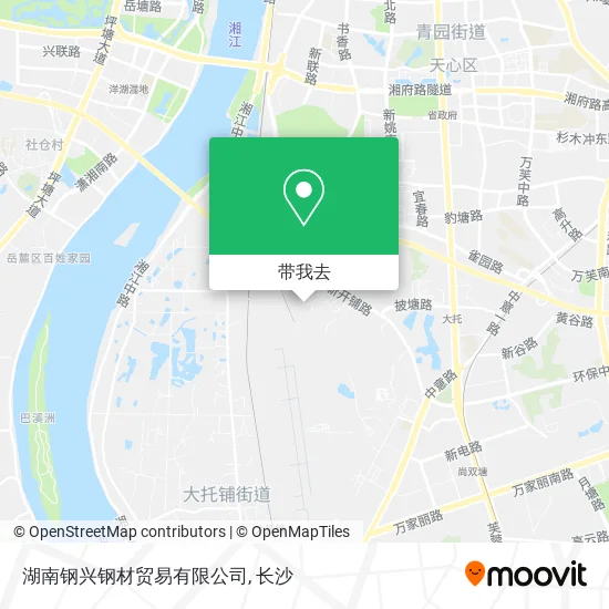 湖南钢兴钢材贸易有限公司地图