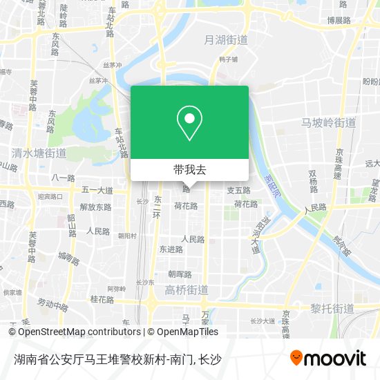 湖南省公安厅马王堆警校新村-南门地图