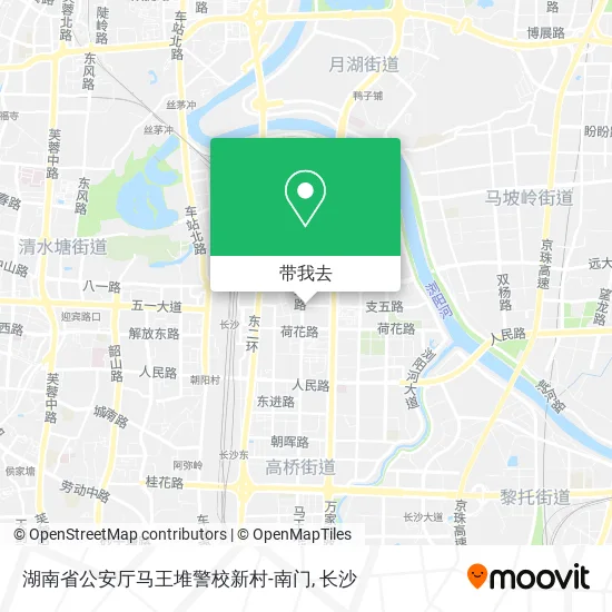 湖南省公安厅马王堆警校新村-南门地图