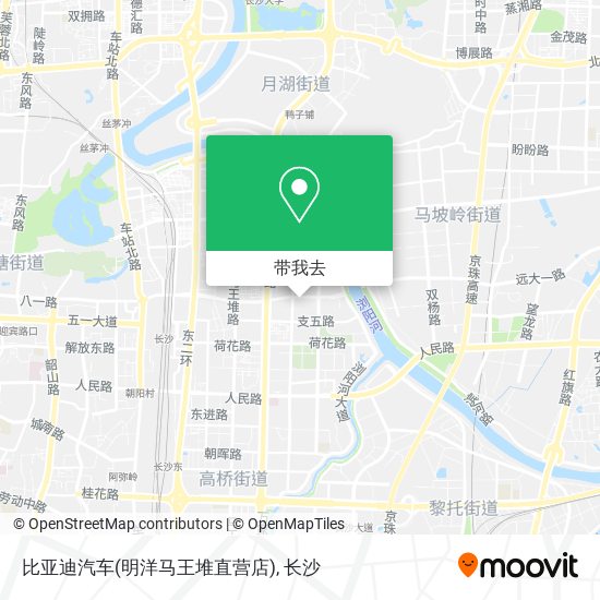 比亚迪汽车(明洋马王堆直营店)地图