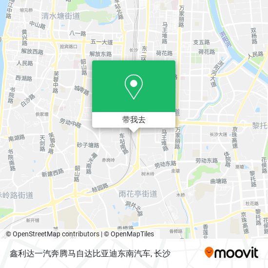 鑫利达一汽奔腾马自达比亚迪东南汽车地图