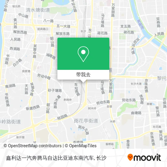 鑫利达一汽奔腾马自达比亚迪东南汽车地图