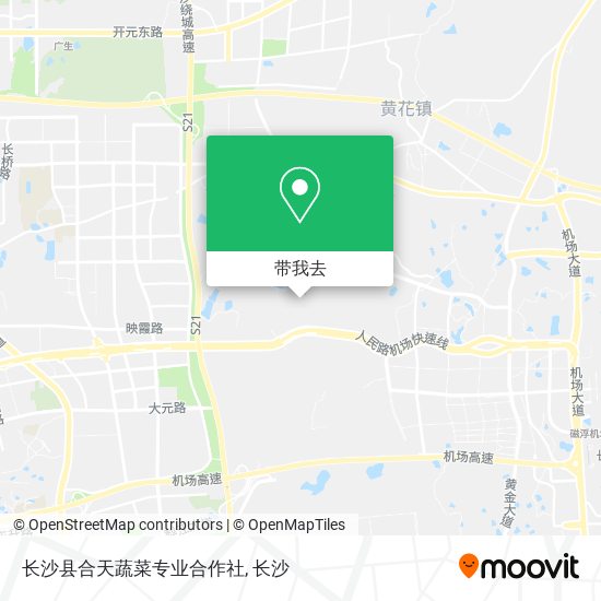长沙县合天蔬菜专业合作社地图