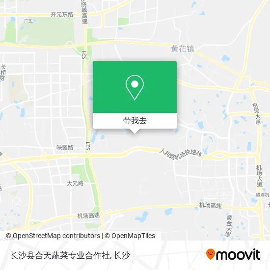 长沙县合天蔬菜专业合作社地图