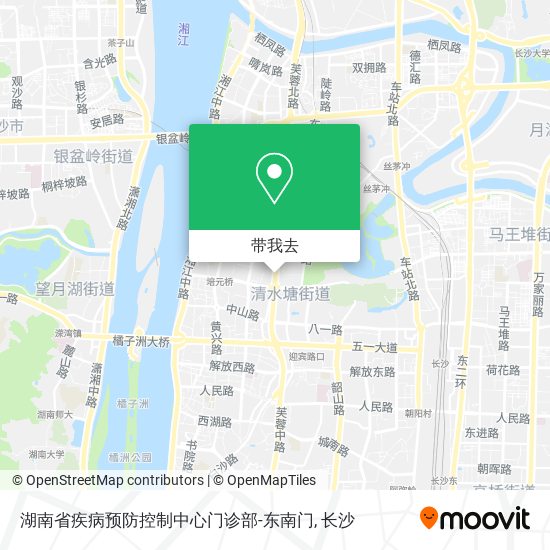 湖南省疾病预防控制中心门诊部-东南门地图