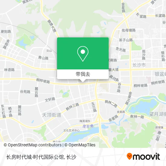 长房时代城-时代国际公馆地图