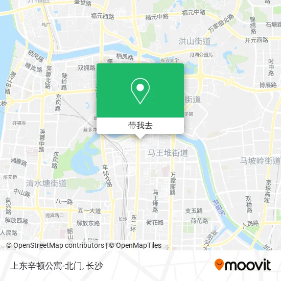 上东辛顿公寓-北门地图