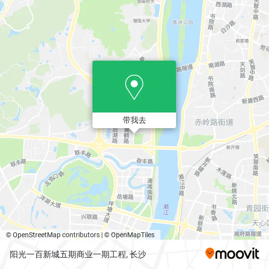 阳光一百新城五期商业一期工程地图