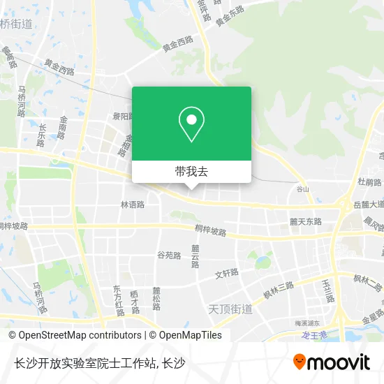 长沙开放实验室院士工作站地图